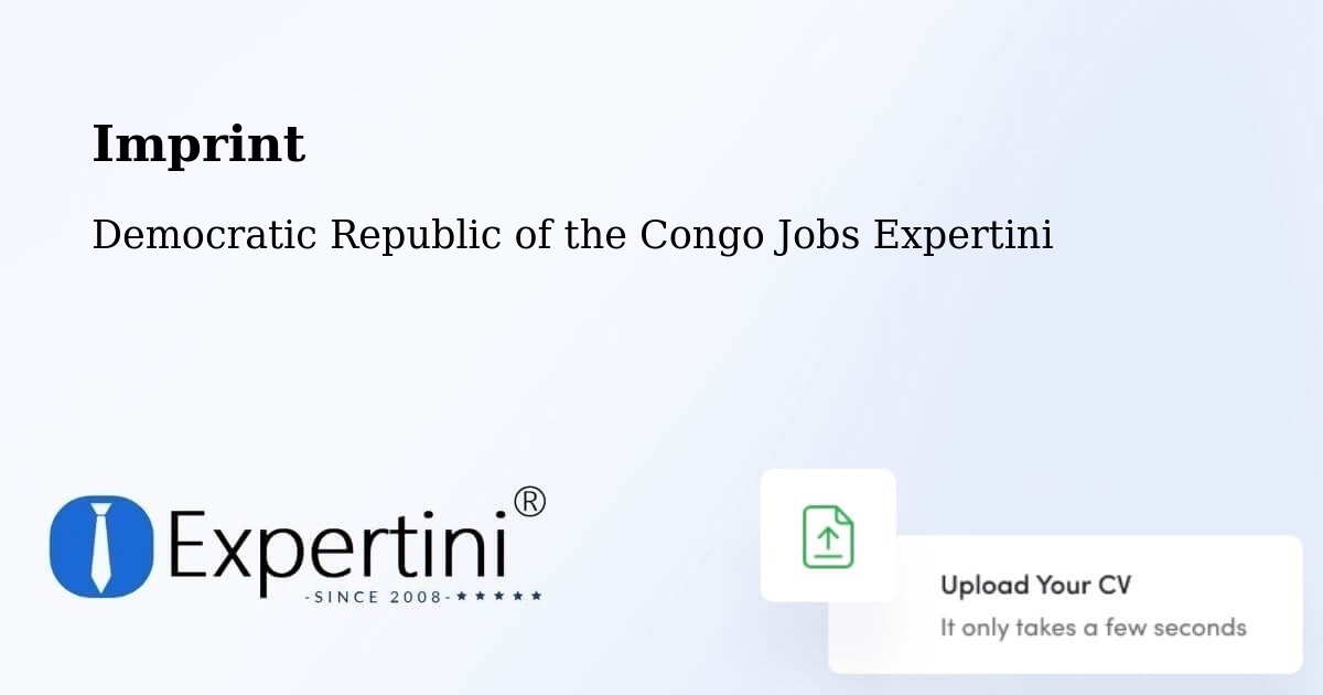 Imprint – Watsa - Democratic Republic of the Congo Jobs Expertini